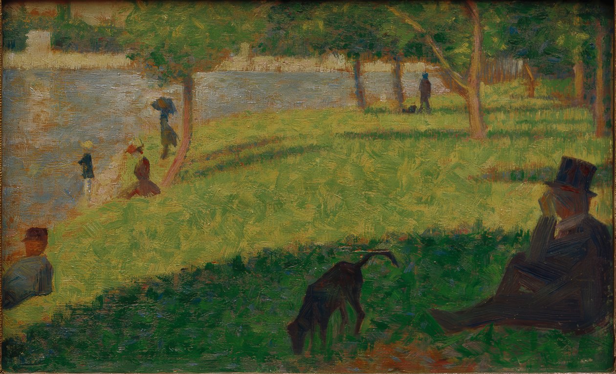 En søndag eftermiddag på La Grande Jatte - Ein Sonntagnachmi af Georges Seurat