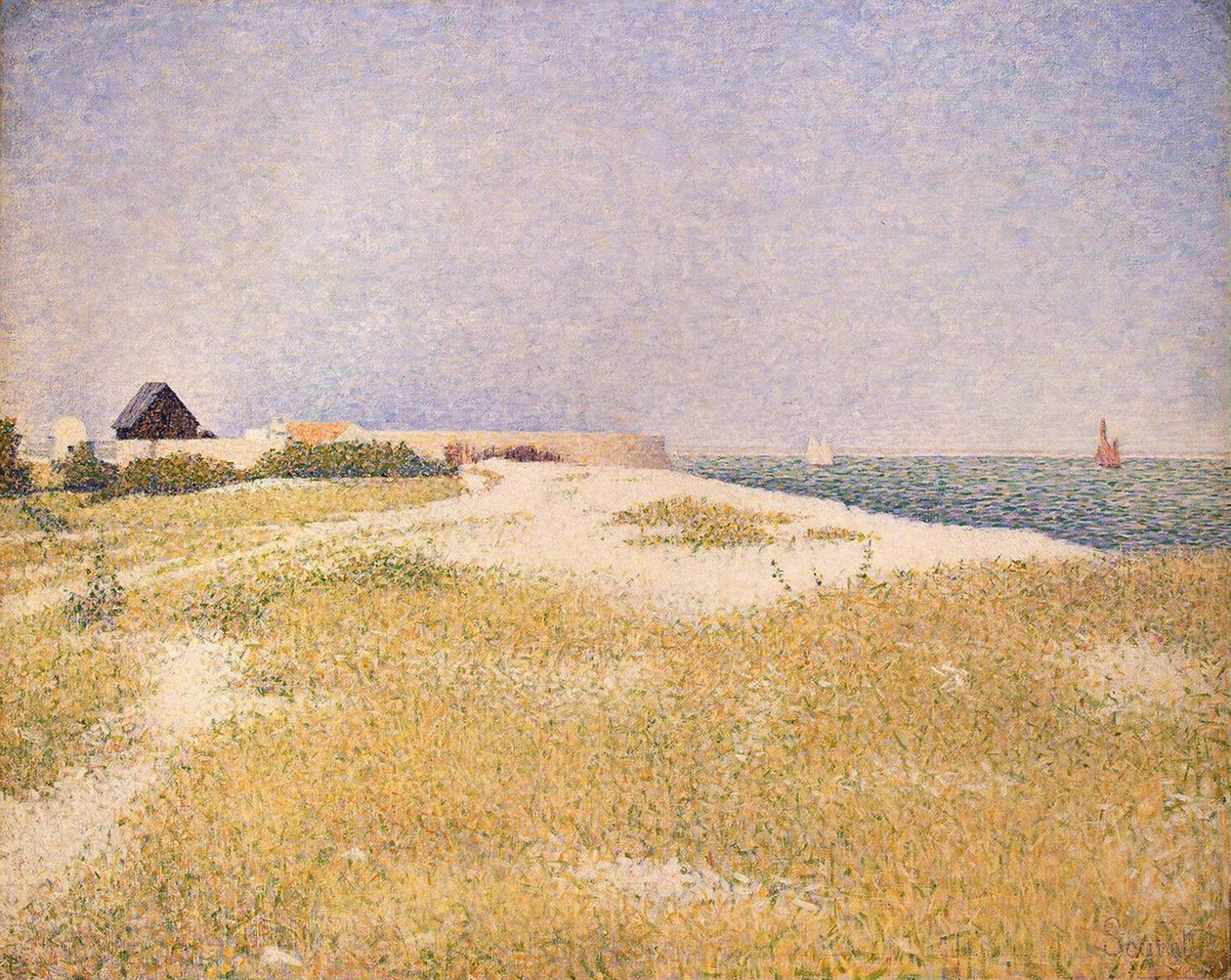 Udsigt over Fort Samson, 1885 af Georges Seurat
