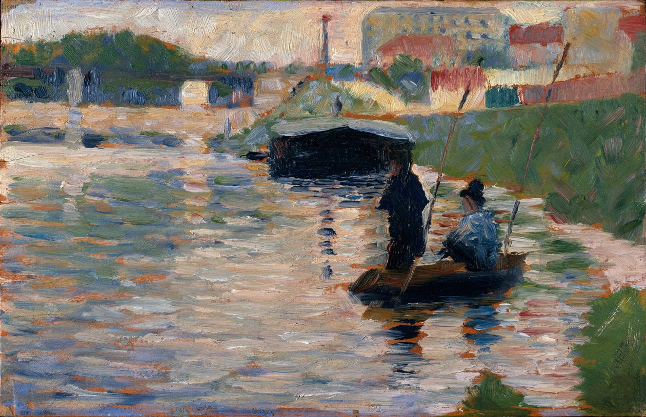 Udsigt over Seinen, 1882-83 af Georges Seurat