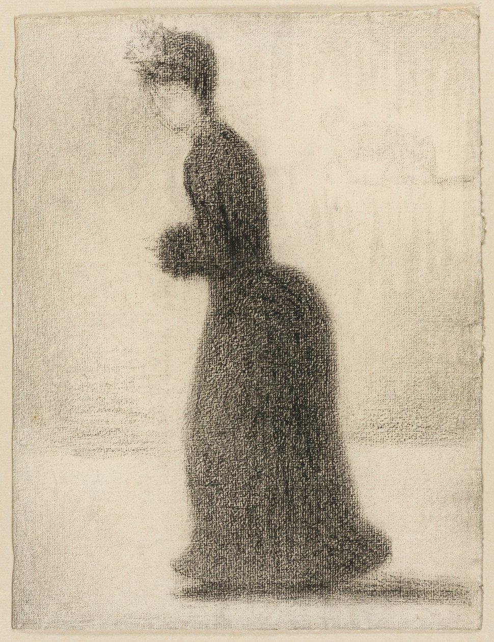 Kvinde med muffer af Georges Seurat