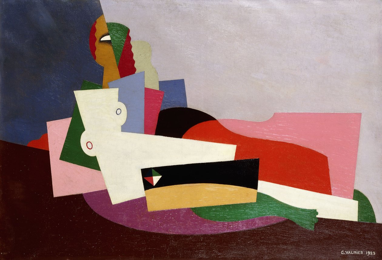 Nøgen tilbagelænet, 1923 af Georges Valmier