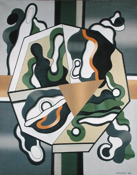 De fem sanser, 1931 af Georges Valmier