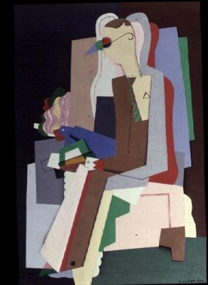 Ung mand læser af Georges Valmier