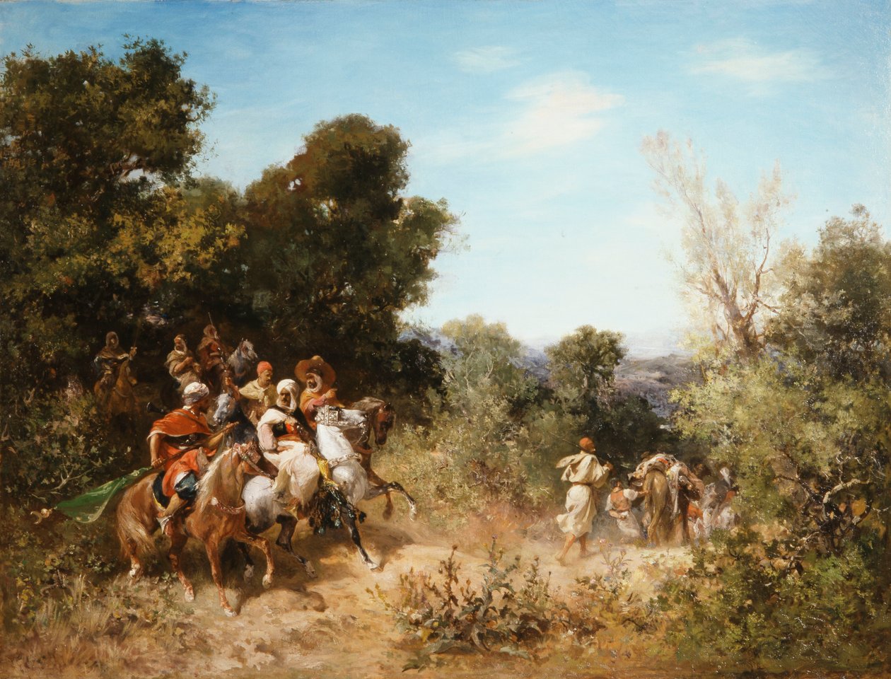 arabiske ryttere, af Georges Washington