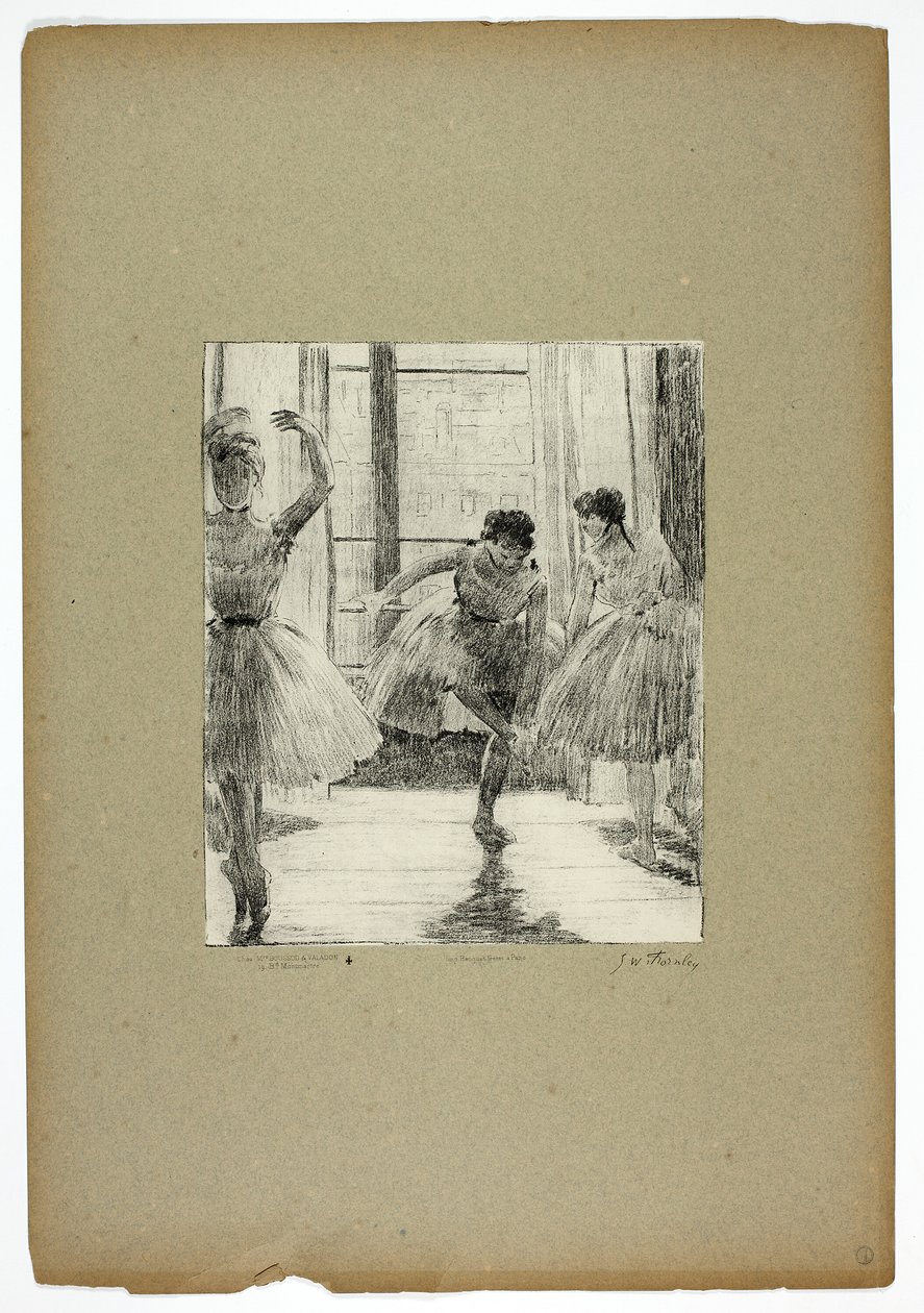 Før balletundervisningen af Georges William Thornley