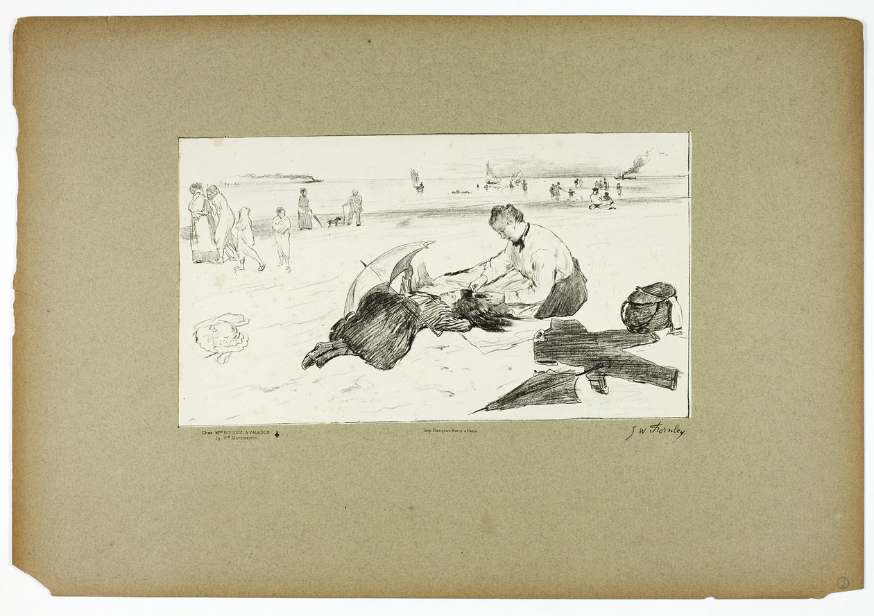 På stranden af Georges William Thornley