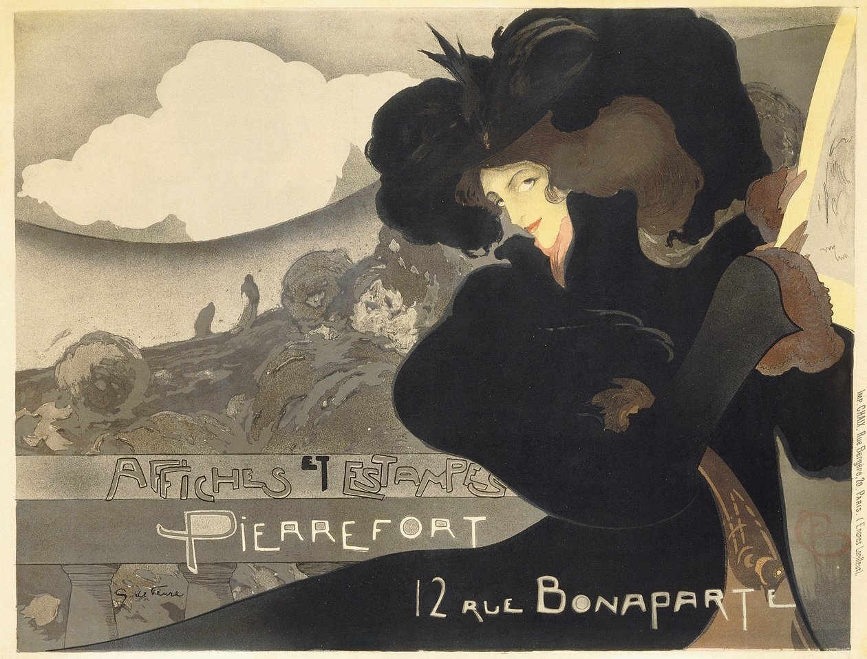 Pierrefort plakater og tryk; Pierrefort plakater og tryk af Georges de Feure