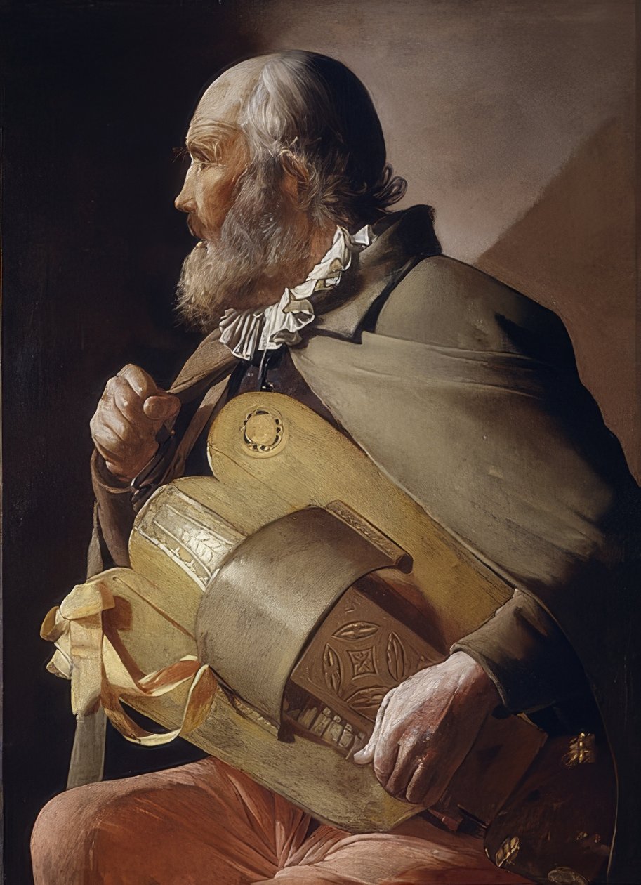 Blind gurdle-spiller. 1620-30 af Georges de La Tour