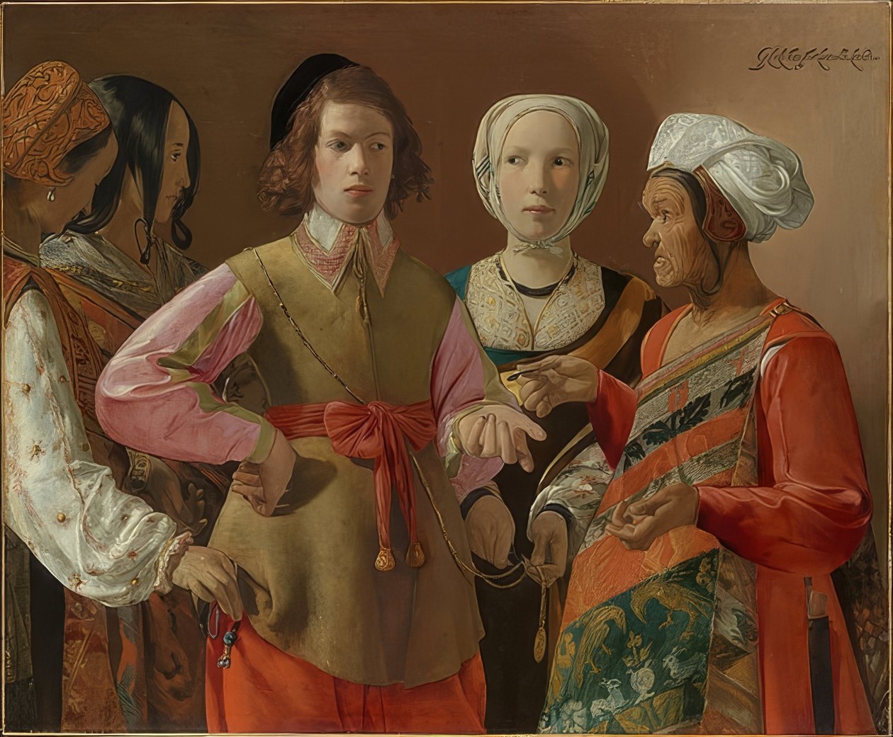 Spåkonen. Sandsynligvis 1630