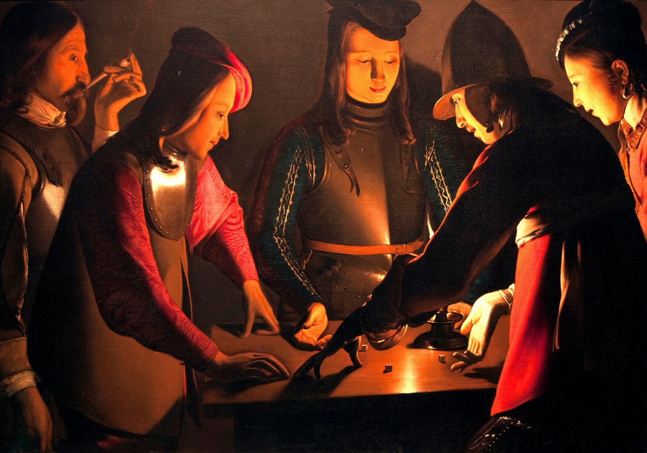 Terningspillerne af Georges de La Tour
