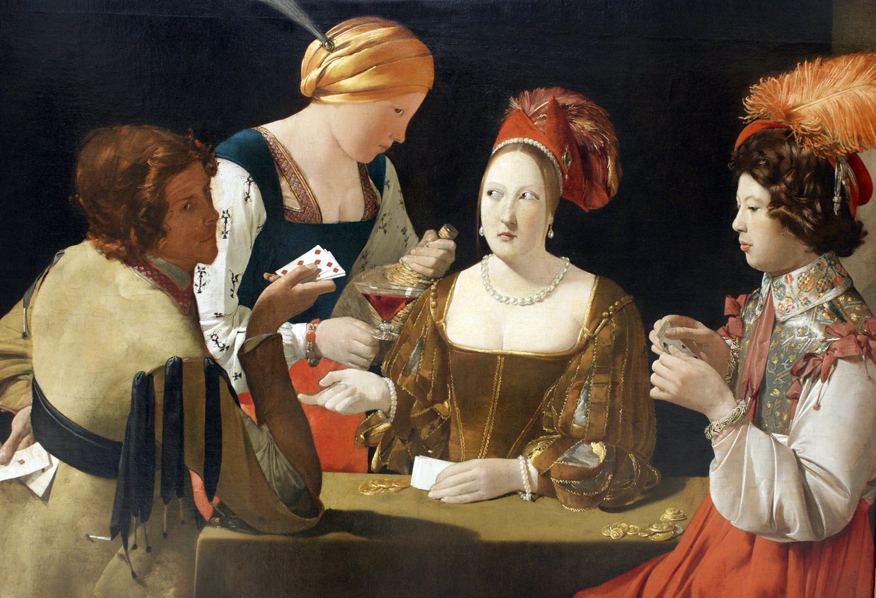 Snyden med ruder-eset, ca. 1635 af Georges de La Tour