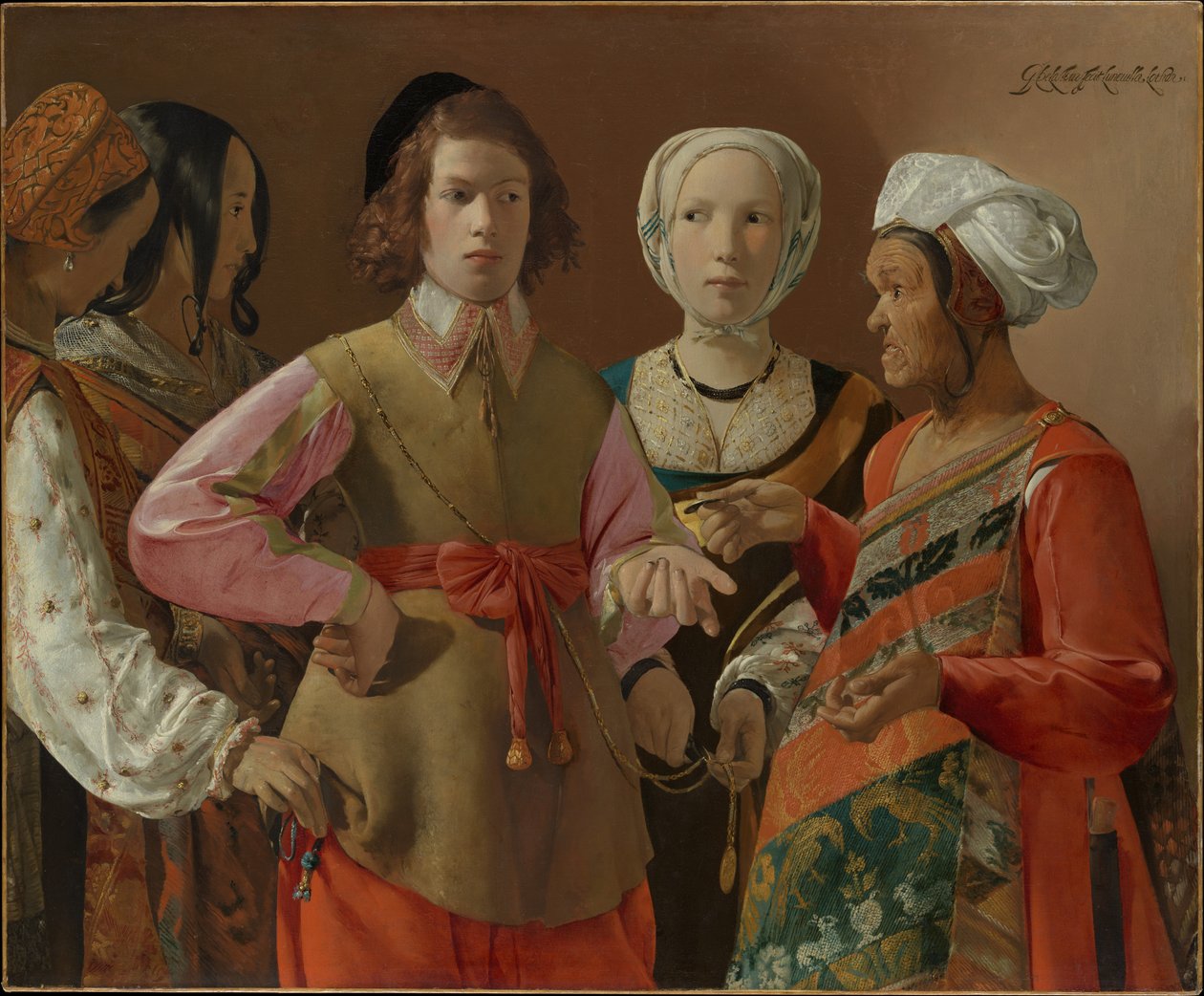 Spåkonen af Georges de La Tour