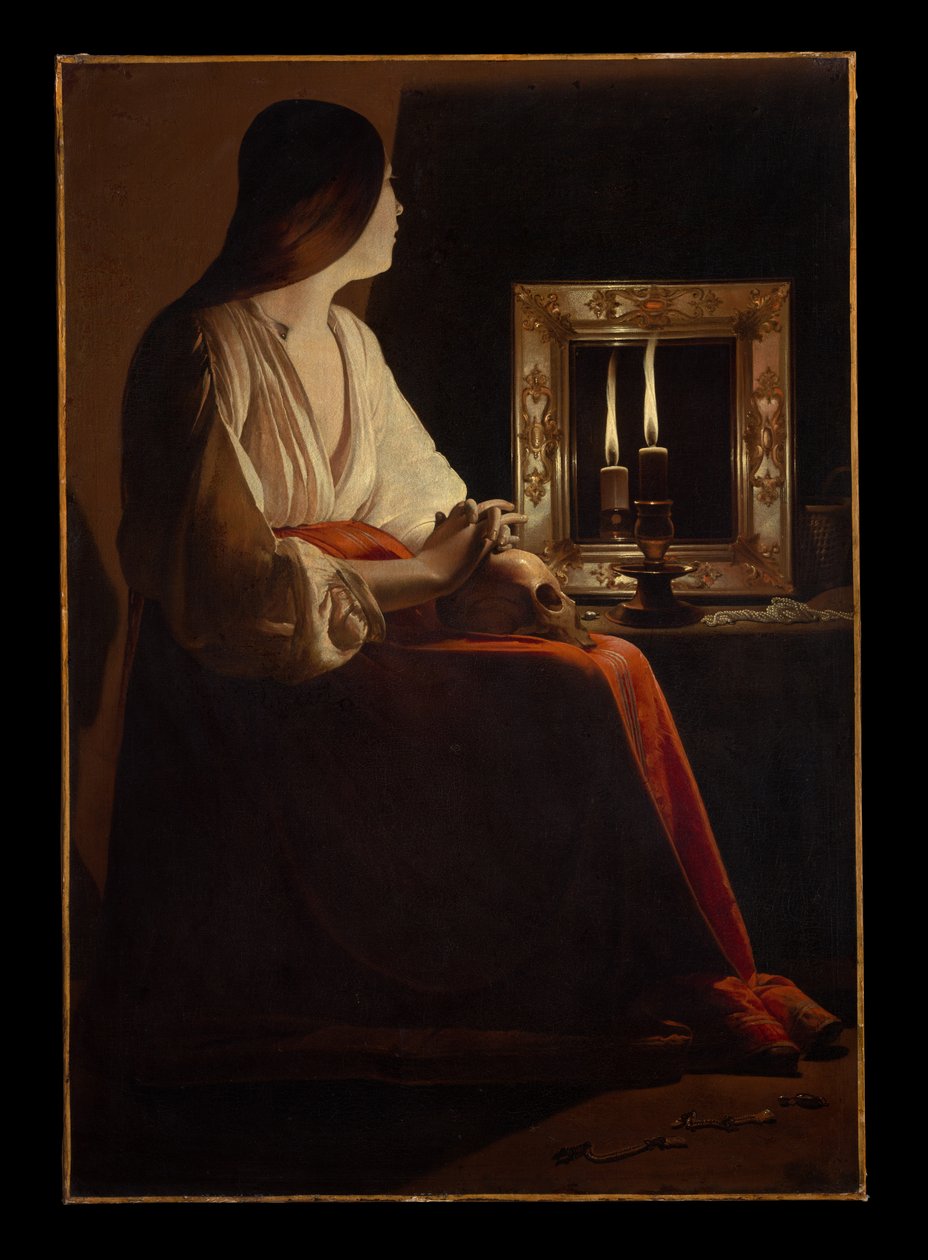 Den bodfærdige Magdalena af Georges de La Tour