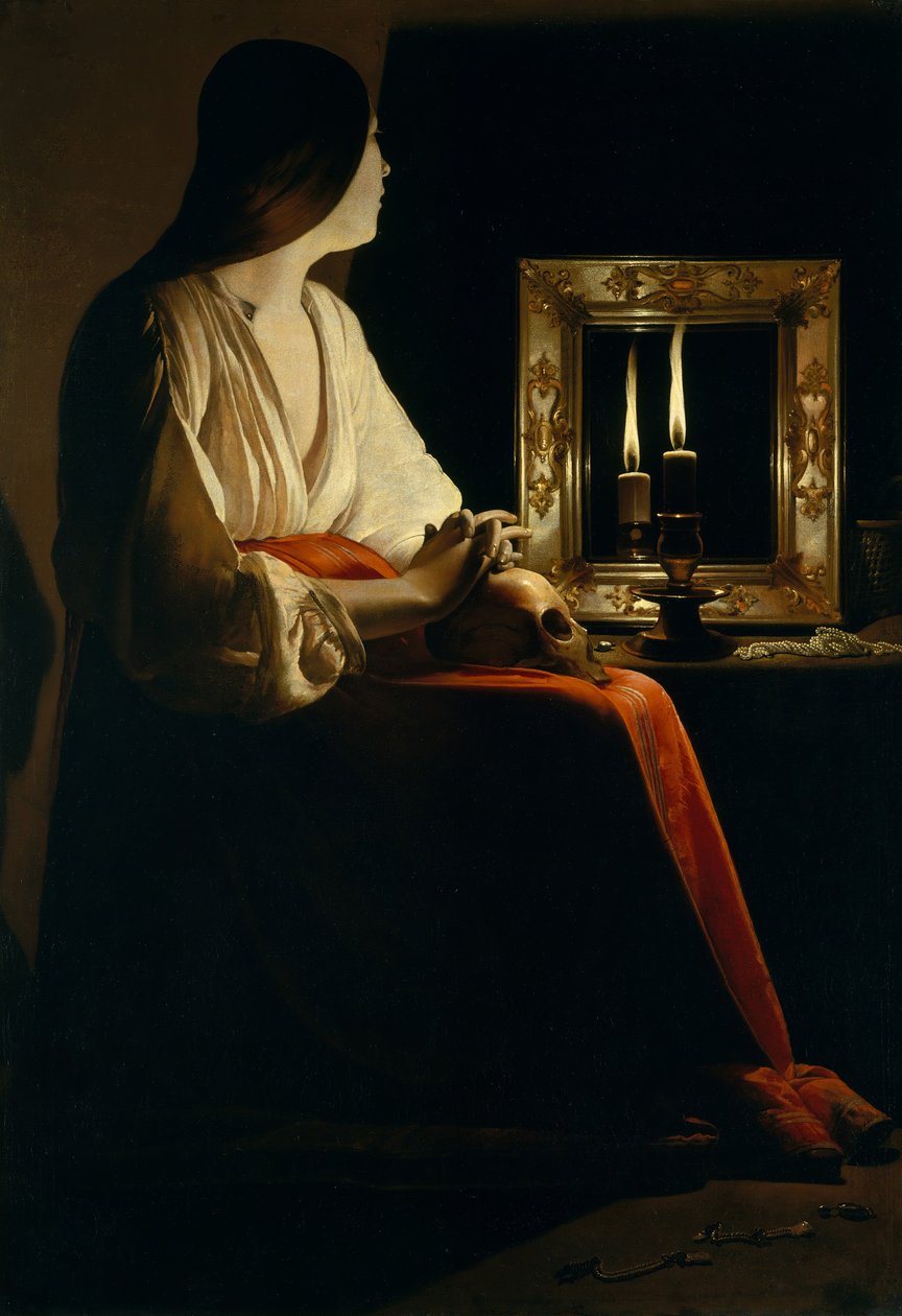 Den angrende Magdalen, ca. 1640. af Georges de La Tour