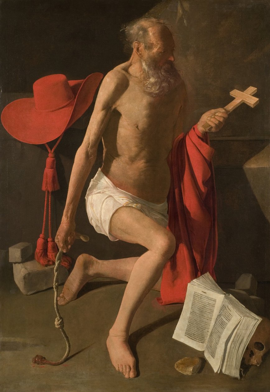 Den bodfærdige Sankt Hieronymus af Georges de La Tour
