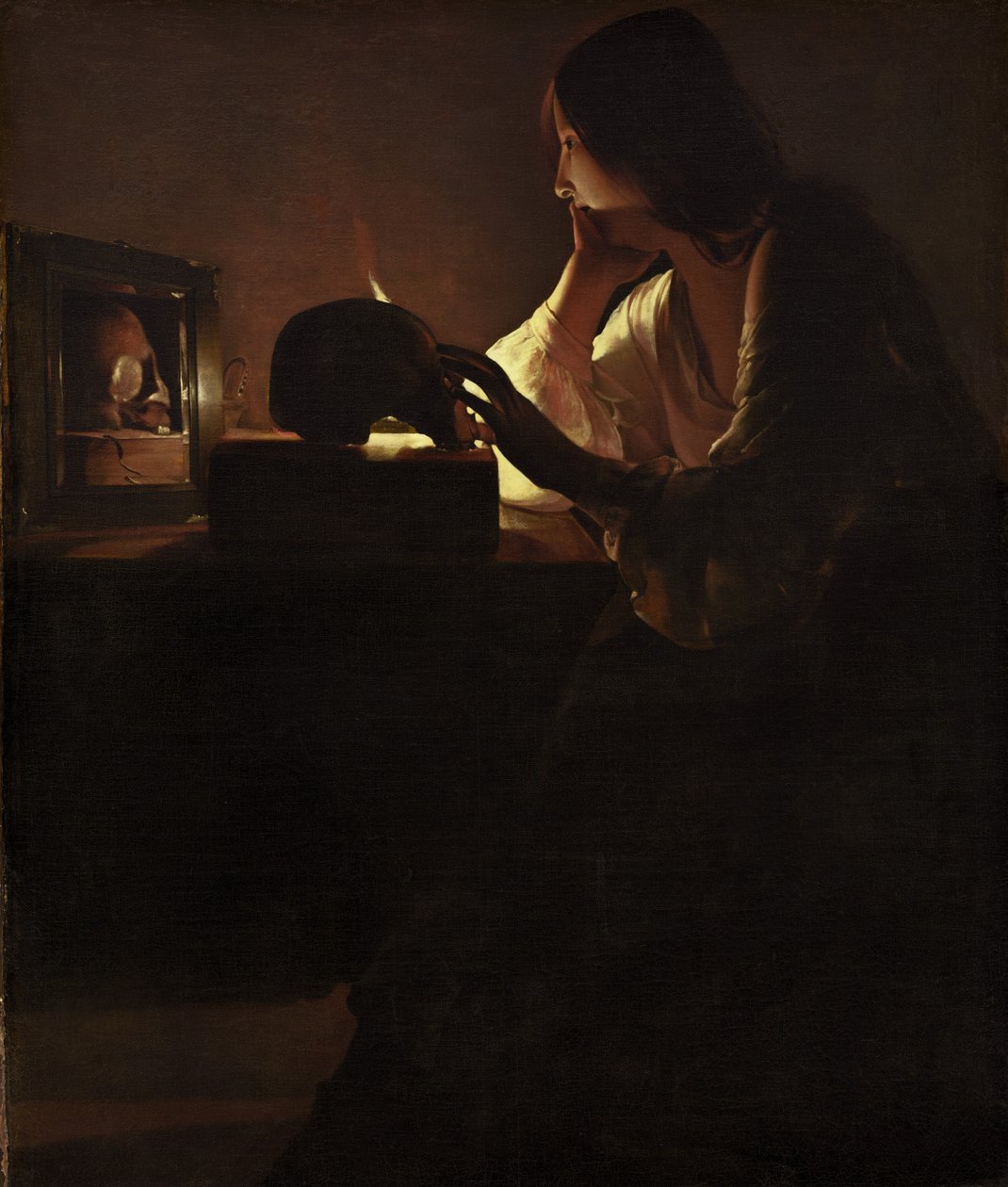 Den angrende Magdalen af Georges de La Tour