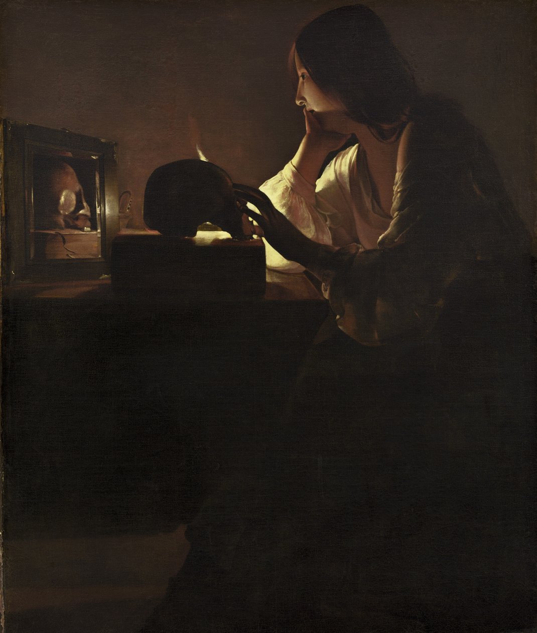 Den angrende Magdalene, 1635-40 af Georges de La Tour