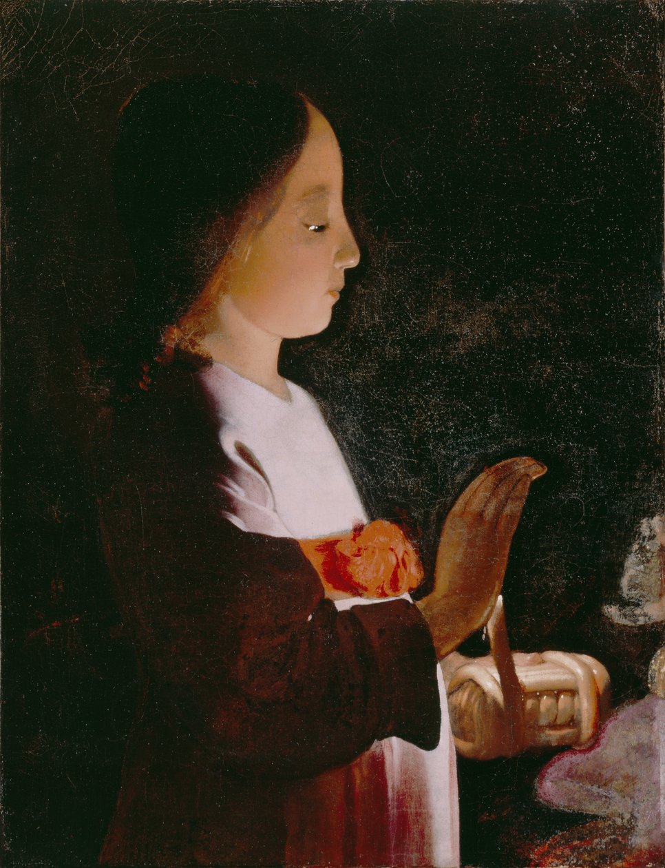 Ung jomfru Maria, ca. 1640 af Georges de La Tour