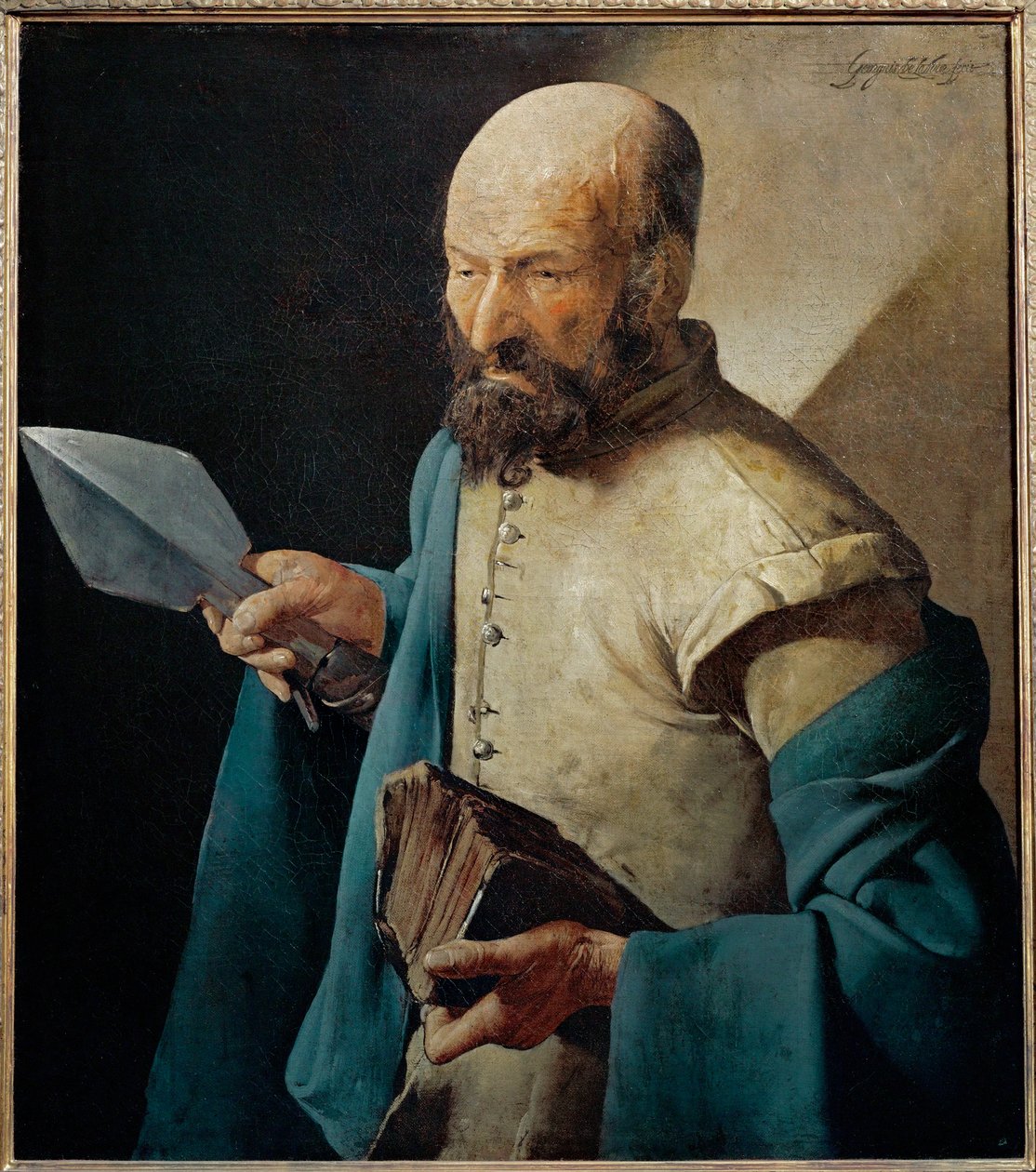 Sankt Thomas ... af Georges de La Tour