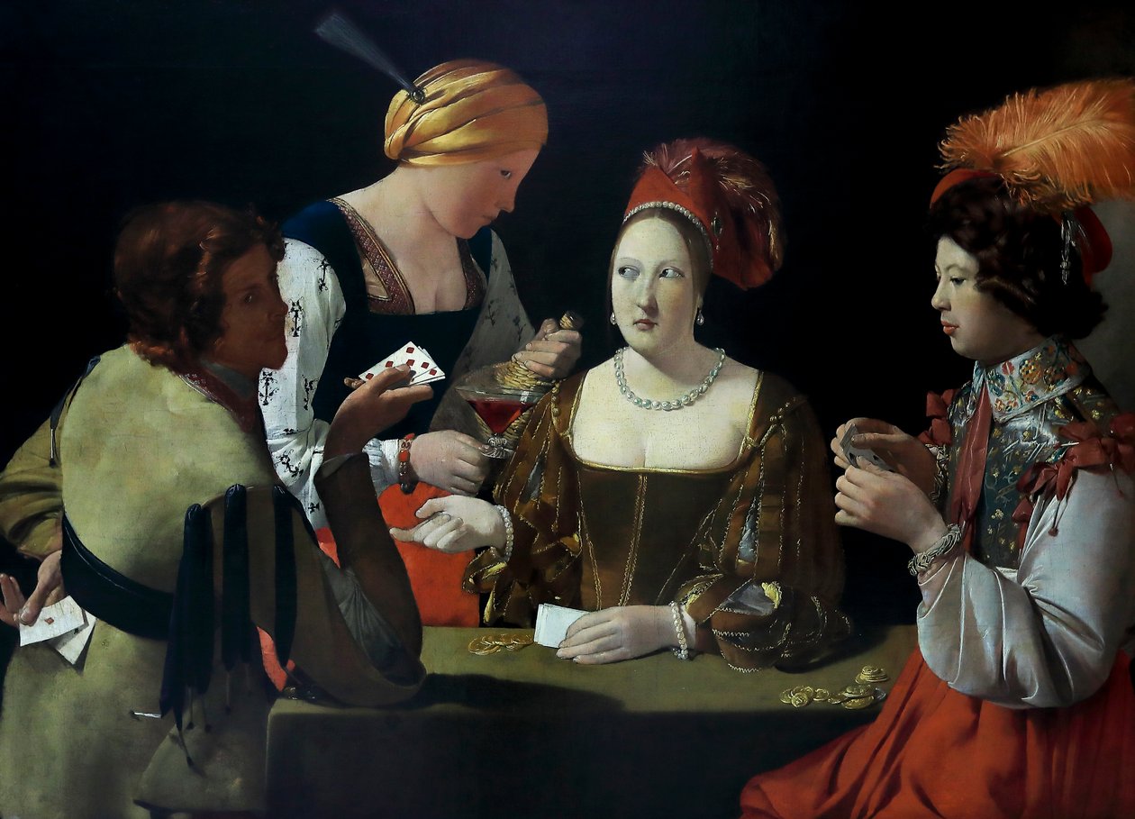 Snyden med diamantens es af Georges de La Tour