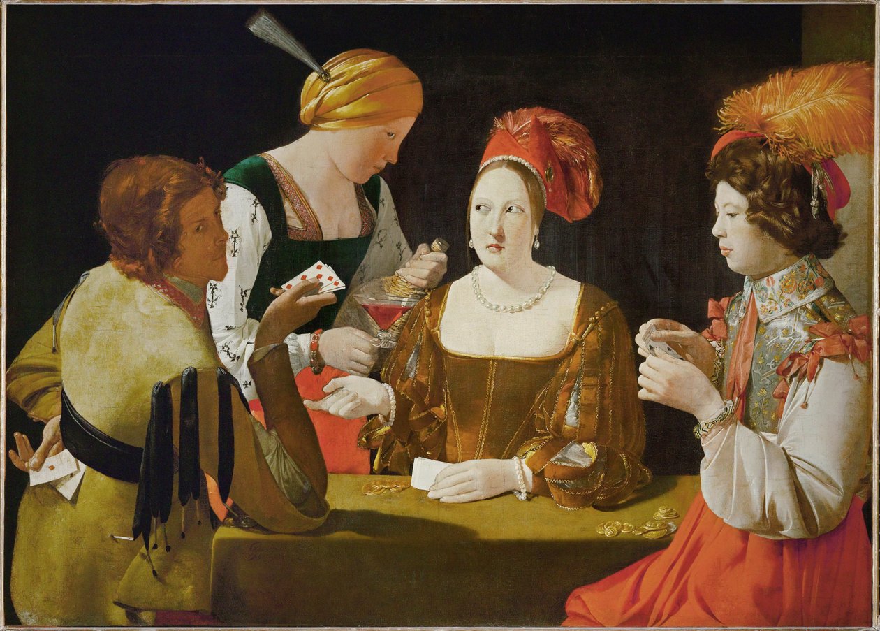 Snyderen med ruder es ... af Georges de La Tour