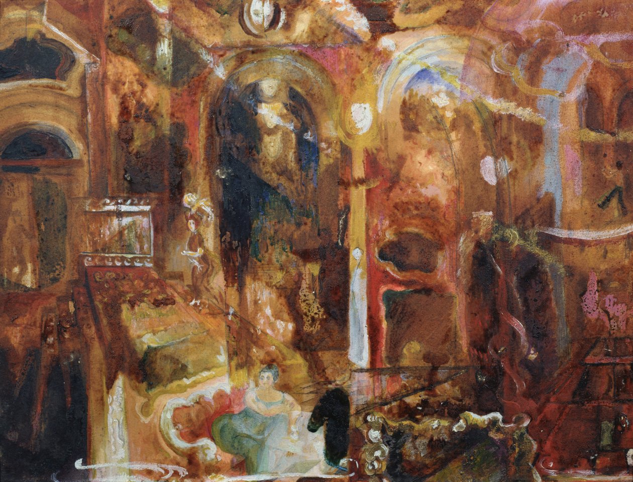 Cafe af Georgy Bogdanovich Yakulov
