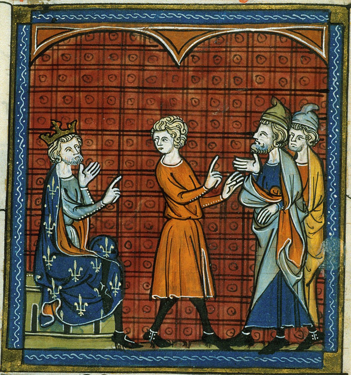 Forvisning af jøder, fra Chroniques de France ou de St Denis, 14. århundrede (22702885262) af Georgia Levan Ramishvili from Tbilisi