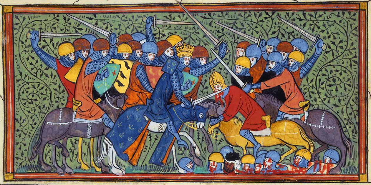 Charles Martel i slaget ved Tours, Frankrigs store krønike (27686528435) af Georgia Levan Ramishvili from Tbilisi