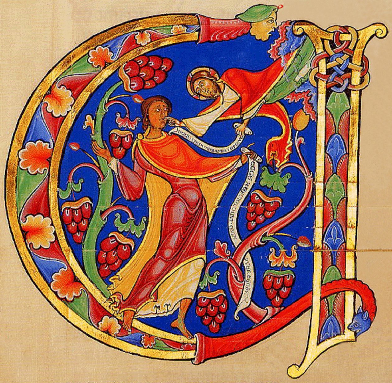 Gud taler til Jeremias, Winchester Bible, 1160-75 (22797800517) af Georgia Levan Ramishvili from Tbilisi