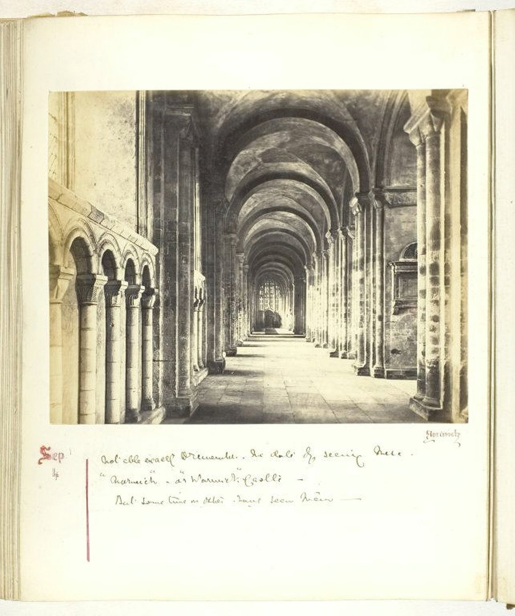 Untitled [Cloisters], 1868. af Georgina Cowper