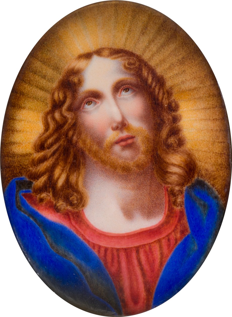 Man of Sorrows: The Saviour, ca. 1810-42 (olie på lærred) af Georgina Viscountess Newport Moncreiff