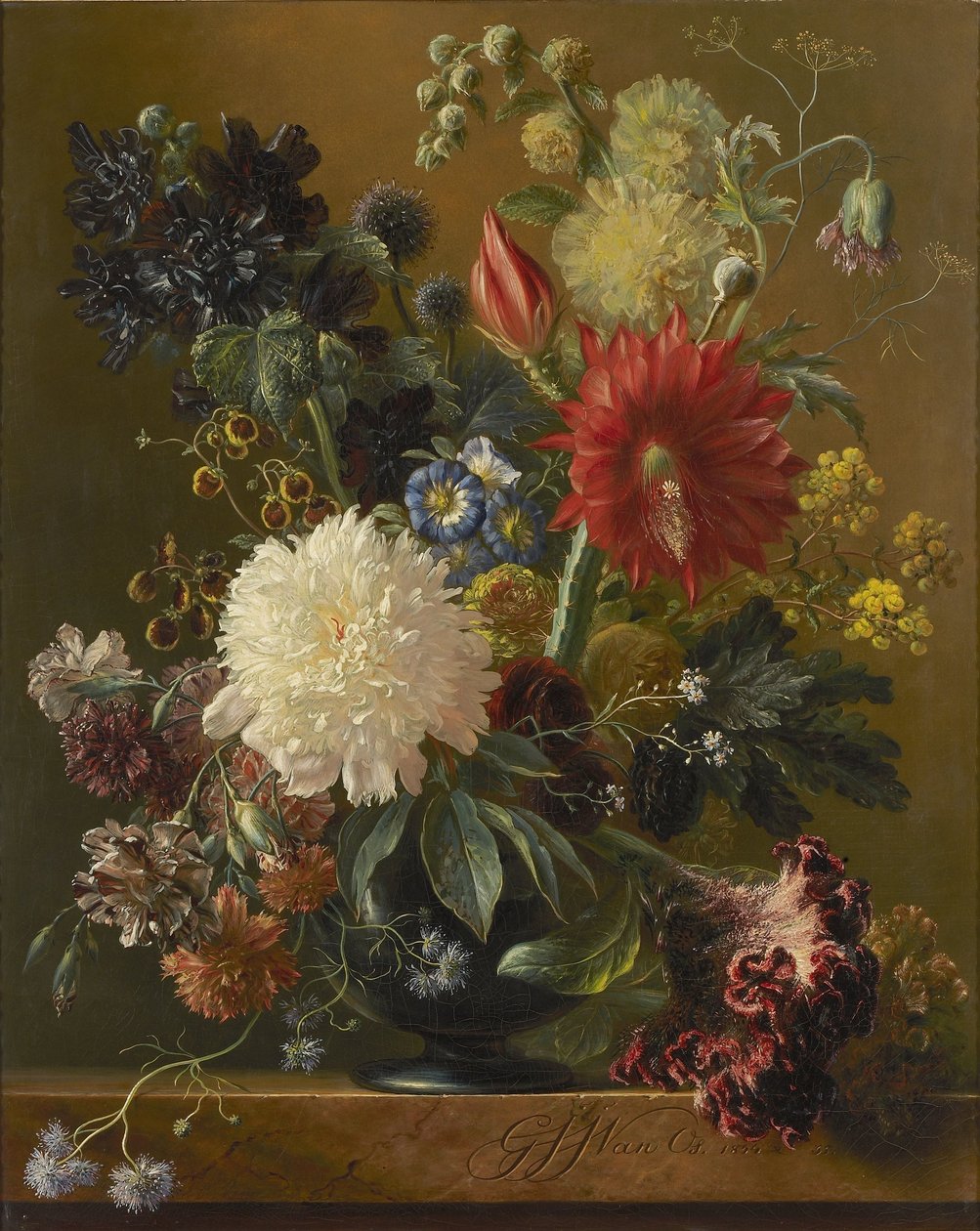 Stilleben af Georgius Jacobus Johannes van Os