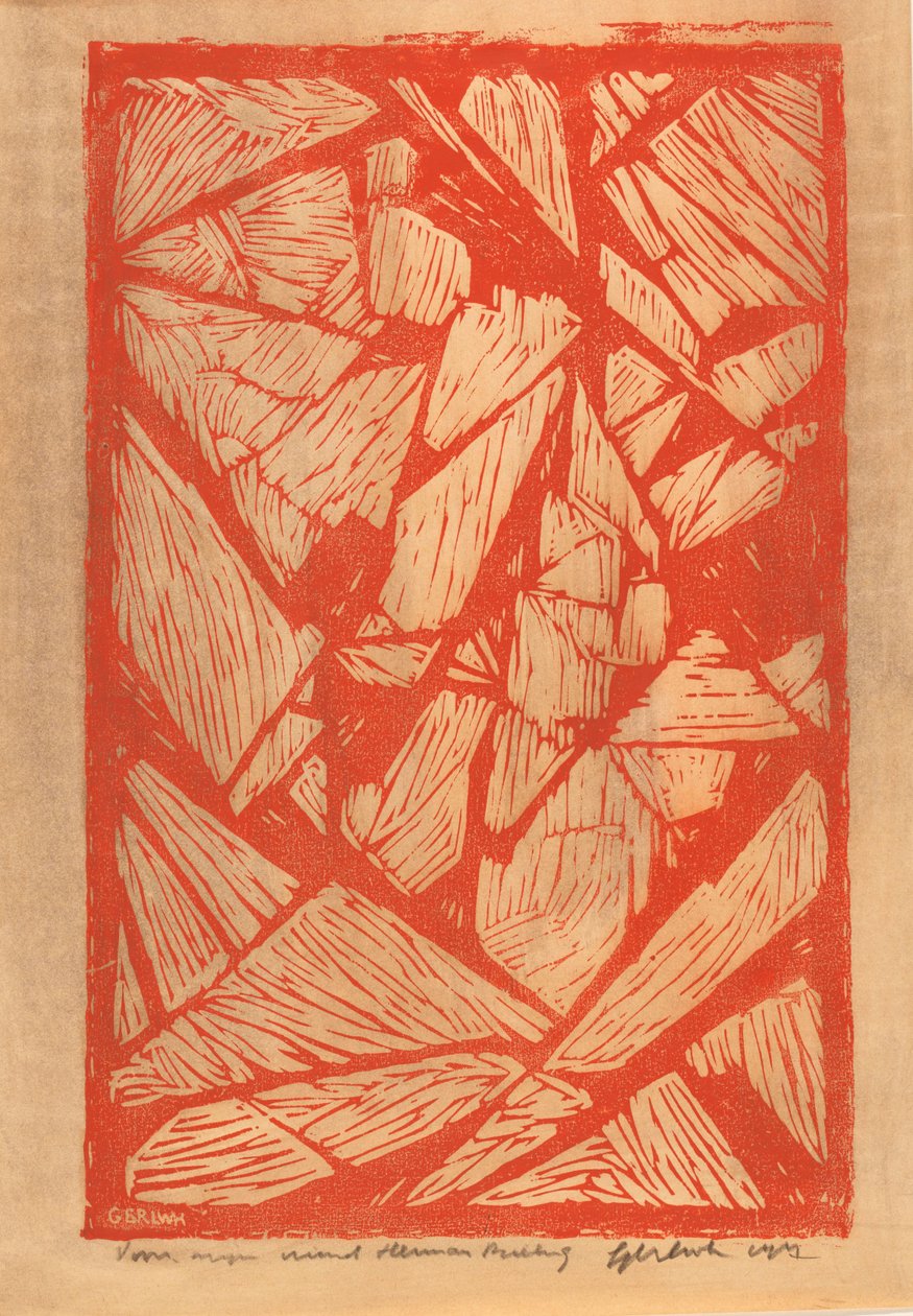 Uden titel af Ger Ladage (signed by artist)