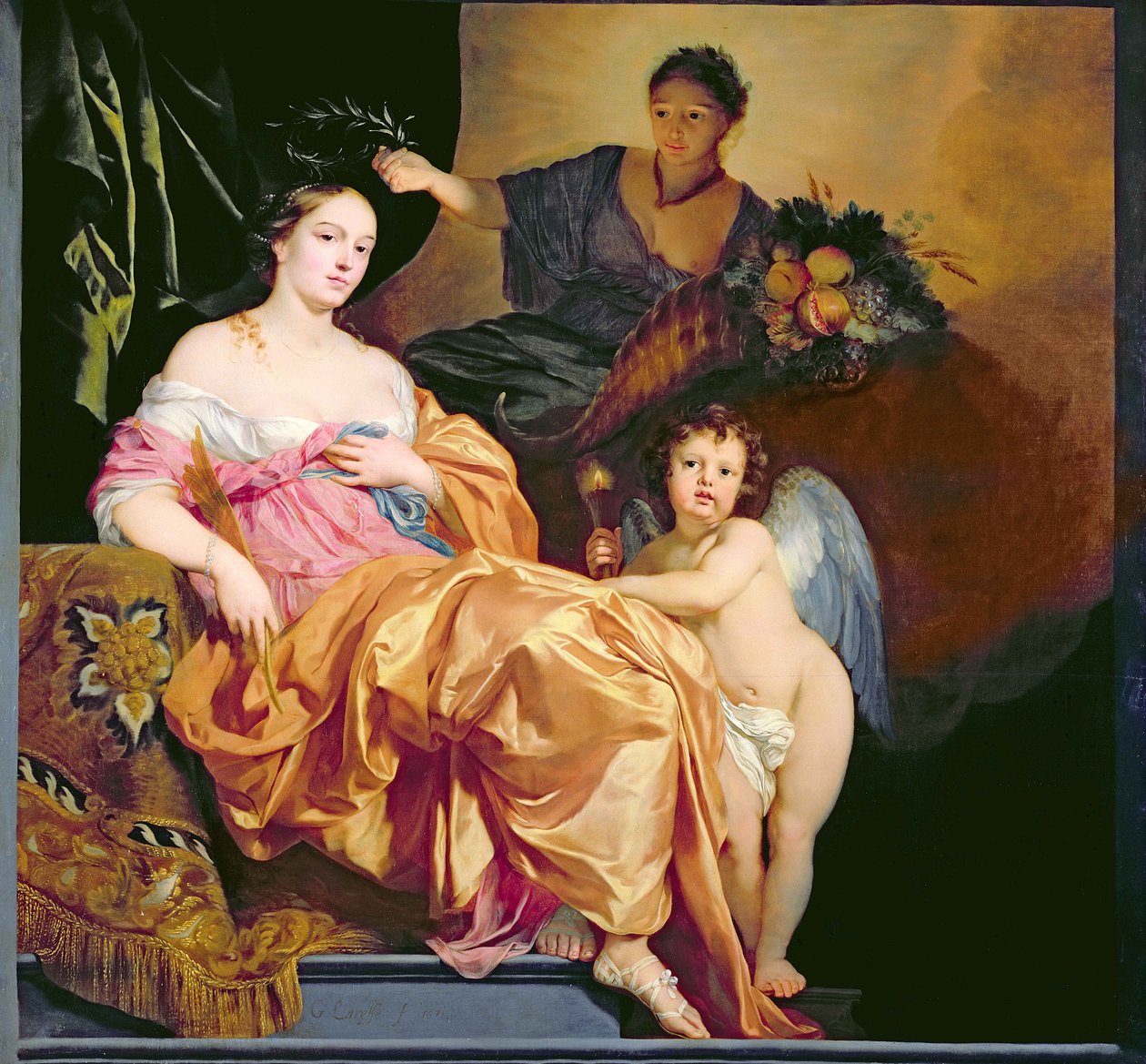 Allegorisk portræt formodes at være Marie de Cleves (1533-74) 1671 af Gerard de Lairesse