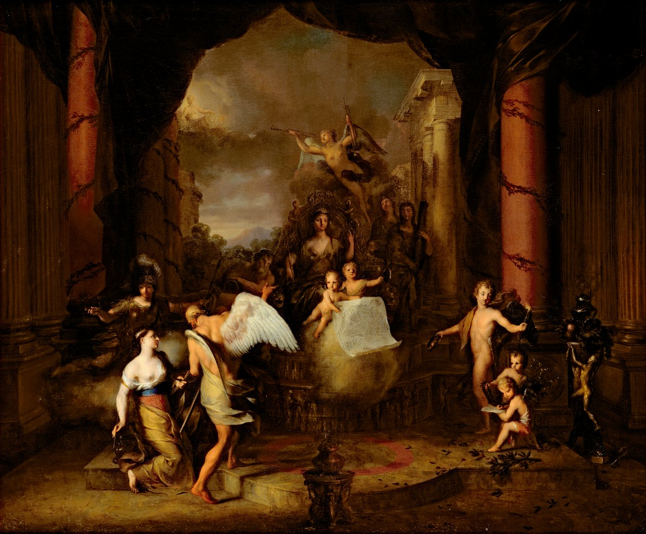 Allegori af byen Amsterdam af Gerard de Lairesse