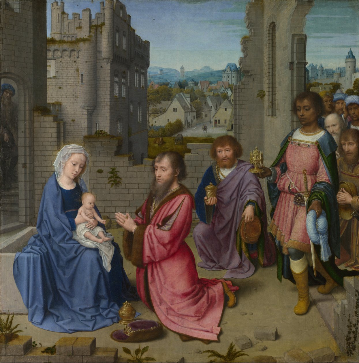 Tilbedelse af kongerne af Gerard David