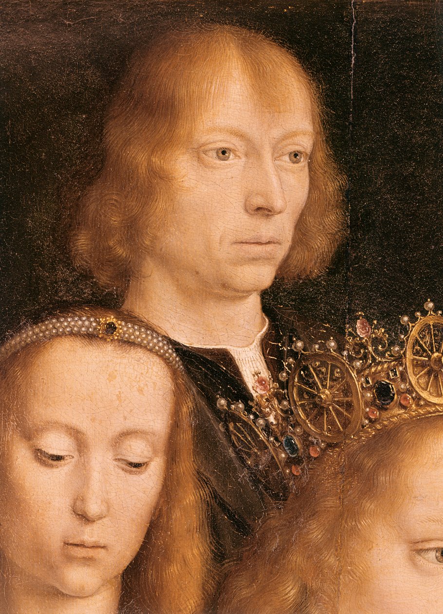 Selvportræt, ca. 1509 (detalje af 192461) af Gerard David