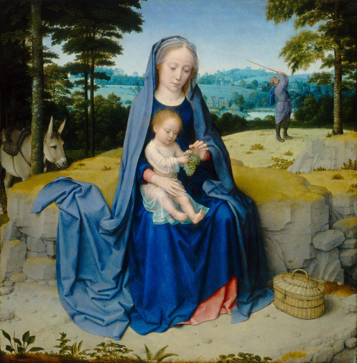 Resten på flyvningen til Egypten af Gerard David
