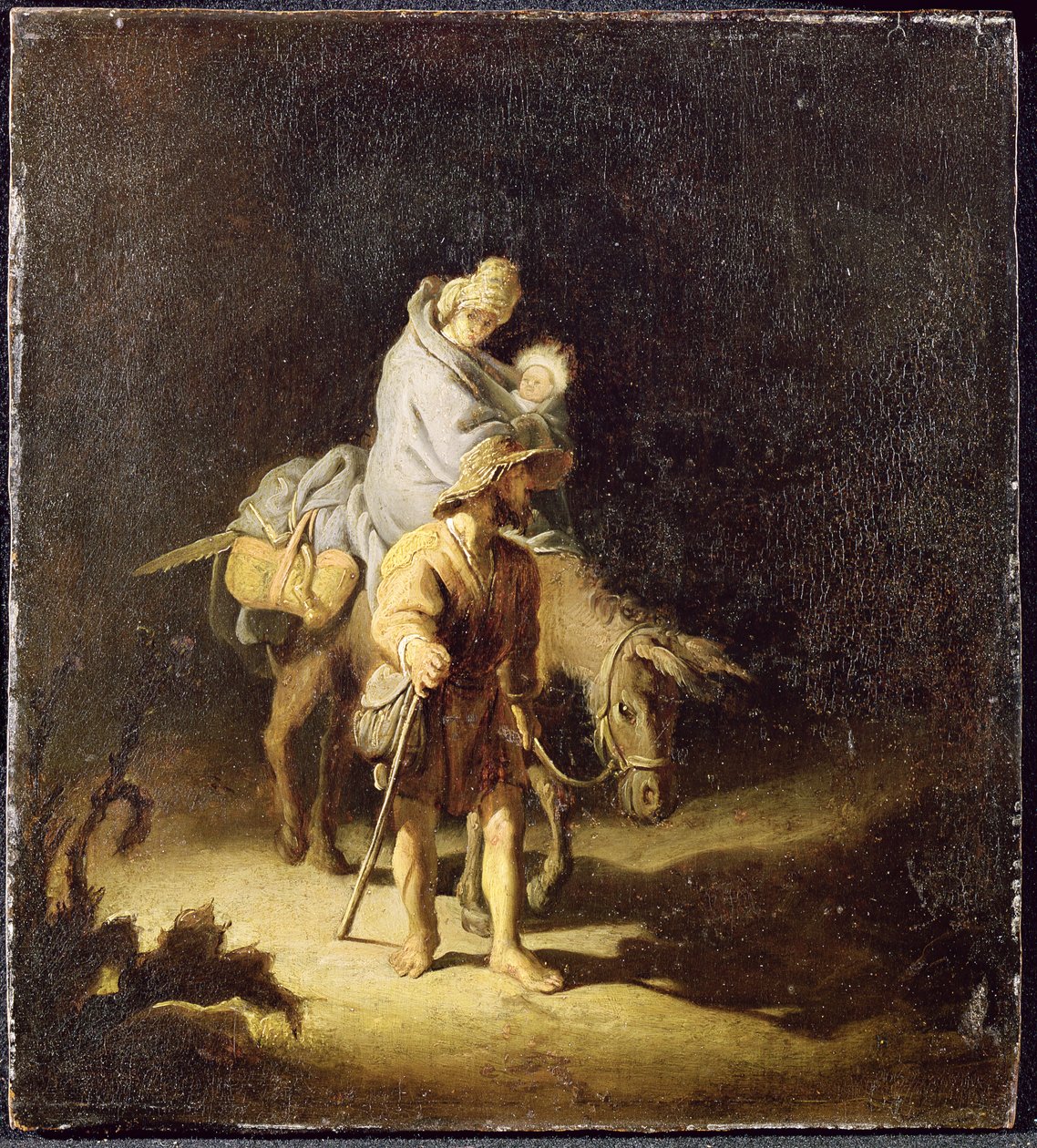 Flugten til Egypten af Gerrit Dou