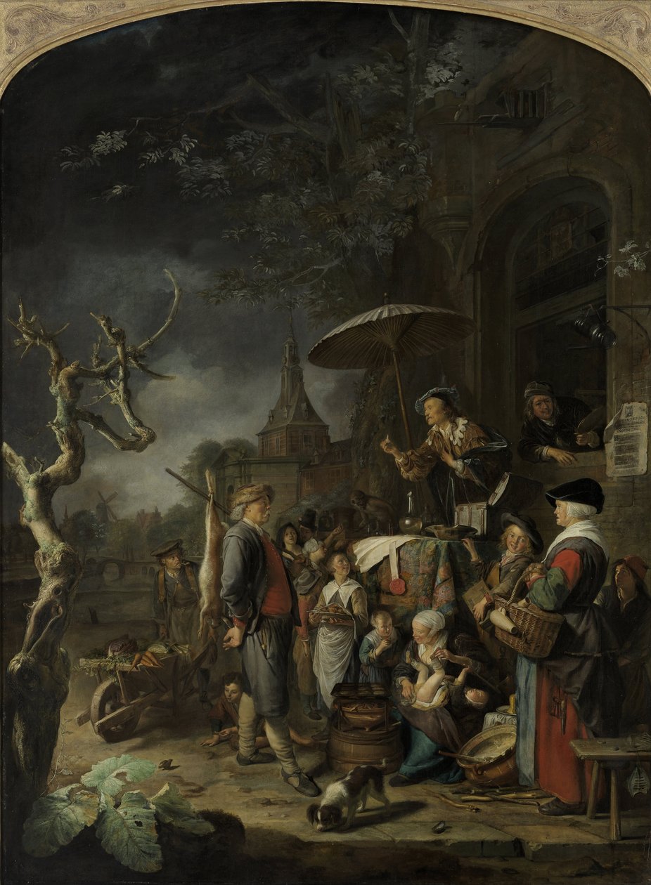 Kvaksalver af Gerrit Dou