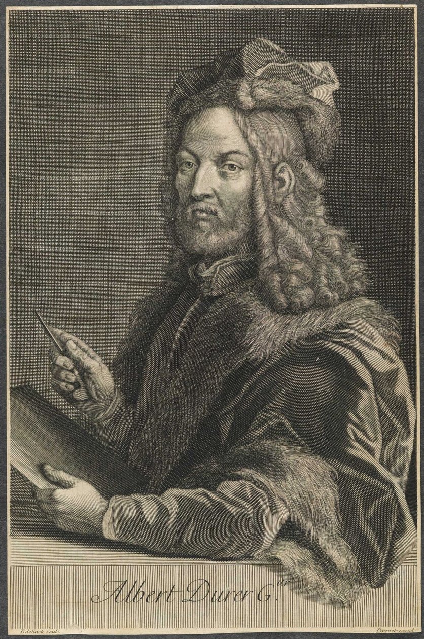 Albrecht Durer Albert Durer Gur af Gérard Edelinck
