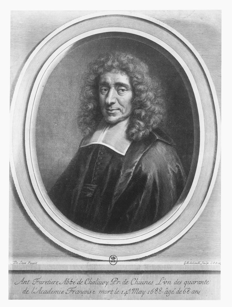Antoine Furetière af Gérard Edelinck