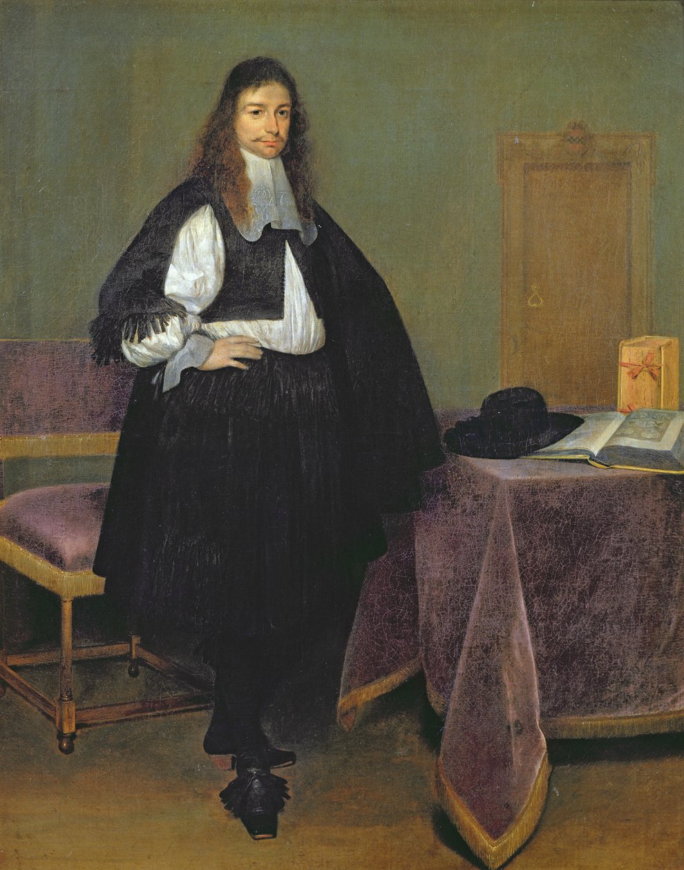 Portræt af en mand, ca. 1660 af Gerard ter Borch