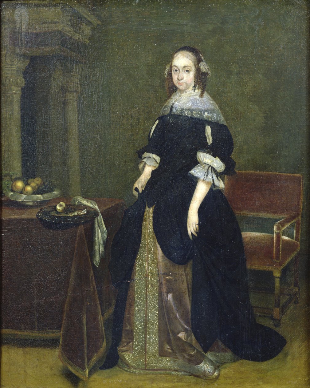 Portræt af en kvinde af Gerard ter Borch