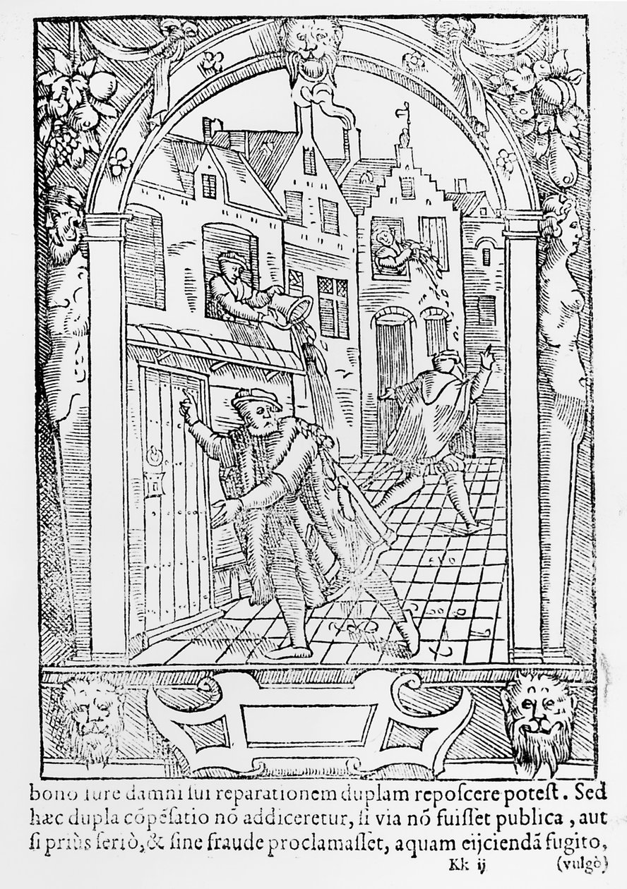 Gadekriminalitet, 1554 af Gerard de Jode