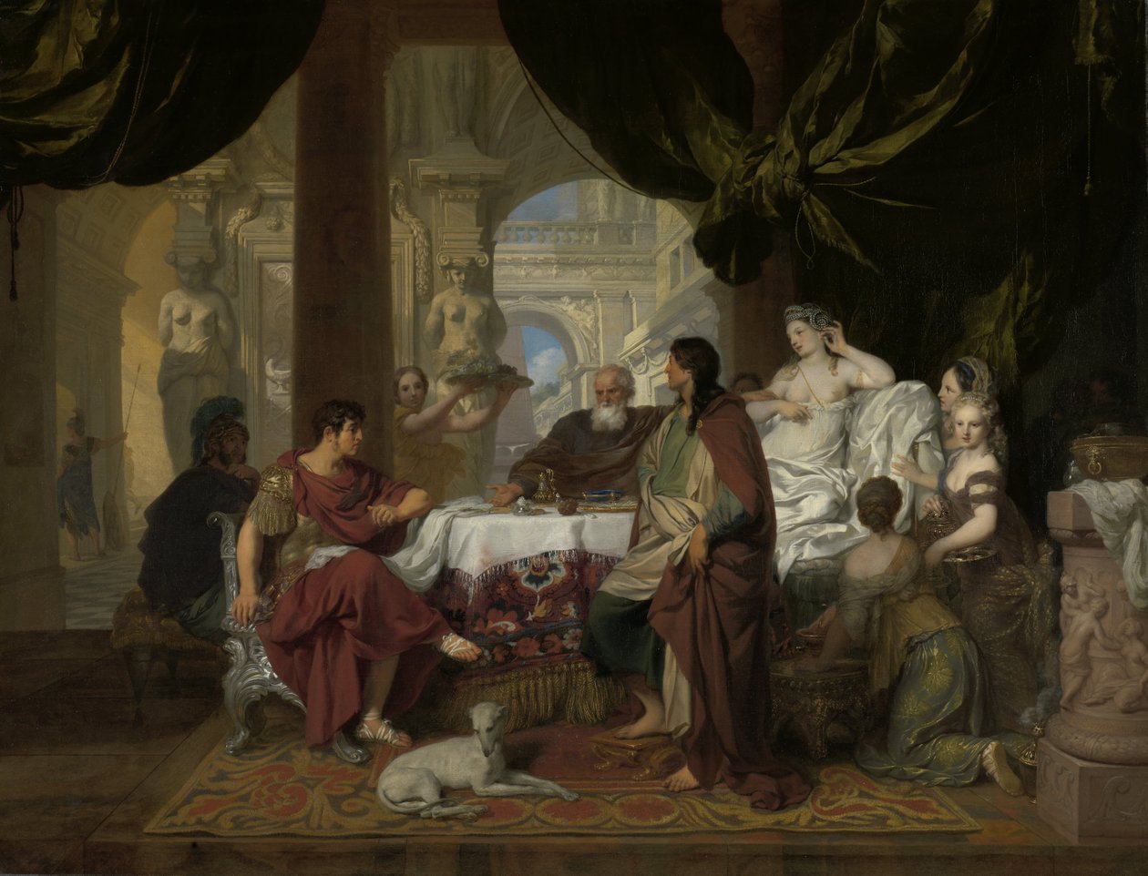 Kleopatras banket, ca. 1675-80 af Gerard de Lairesse