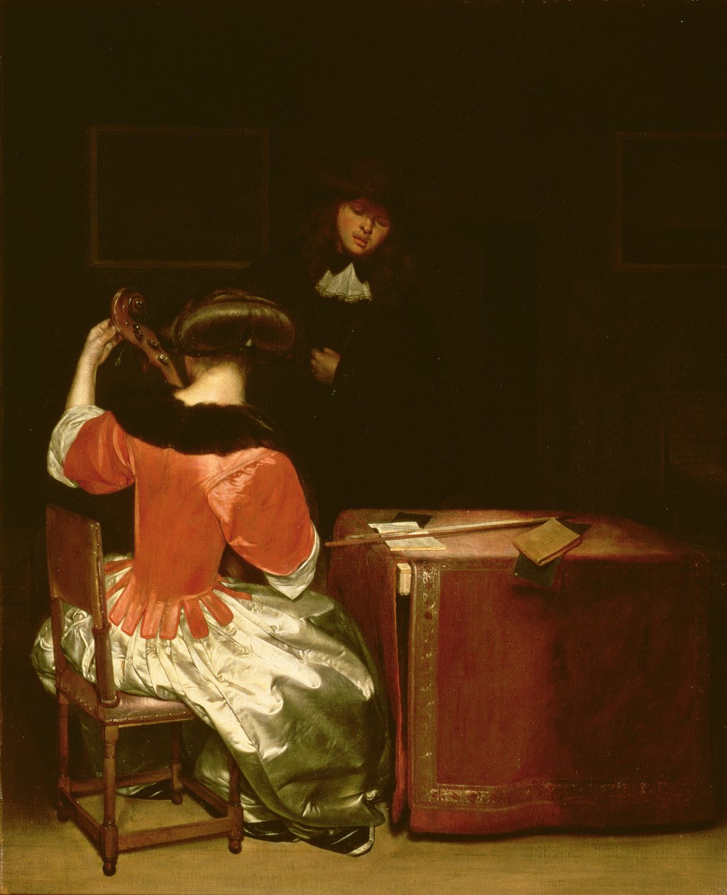 Musik lektion af Gerard ter Borch