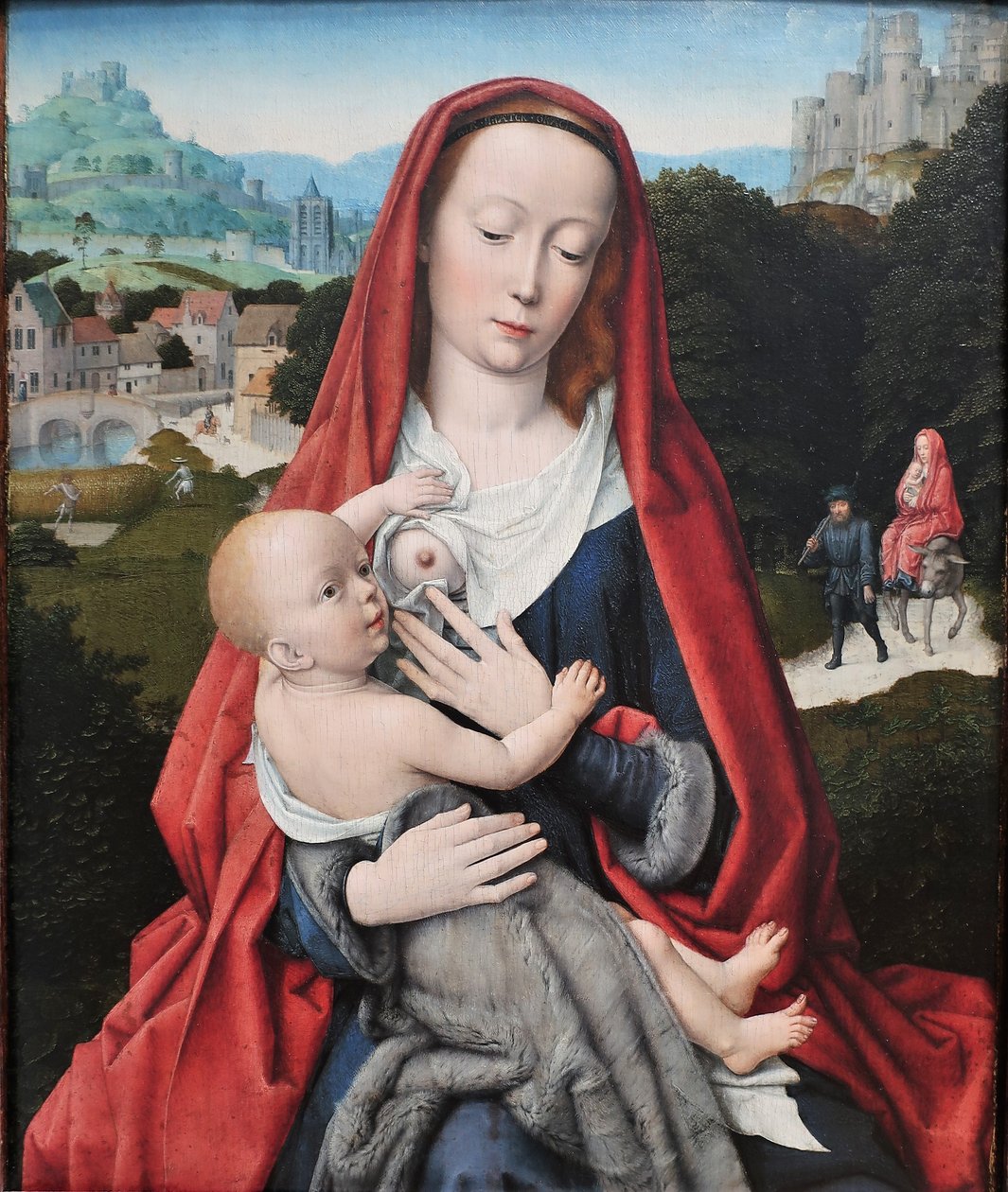 1490 Gerard David Maria med barnet af Gerard David