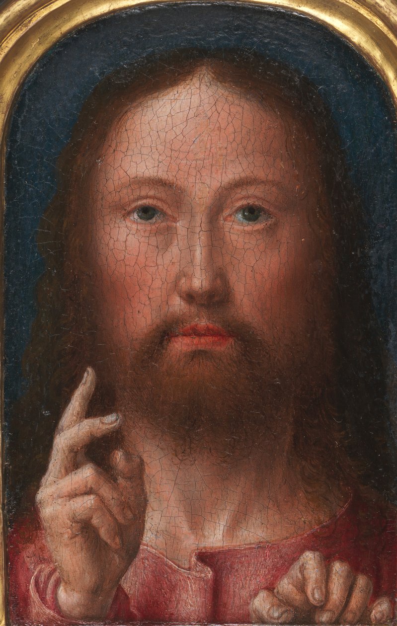 Kristus velsignelse, ca. 1500-1505. af Gerard David