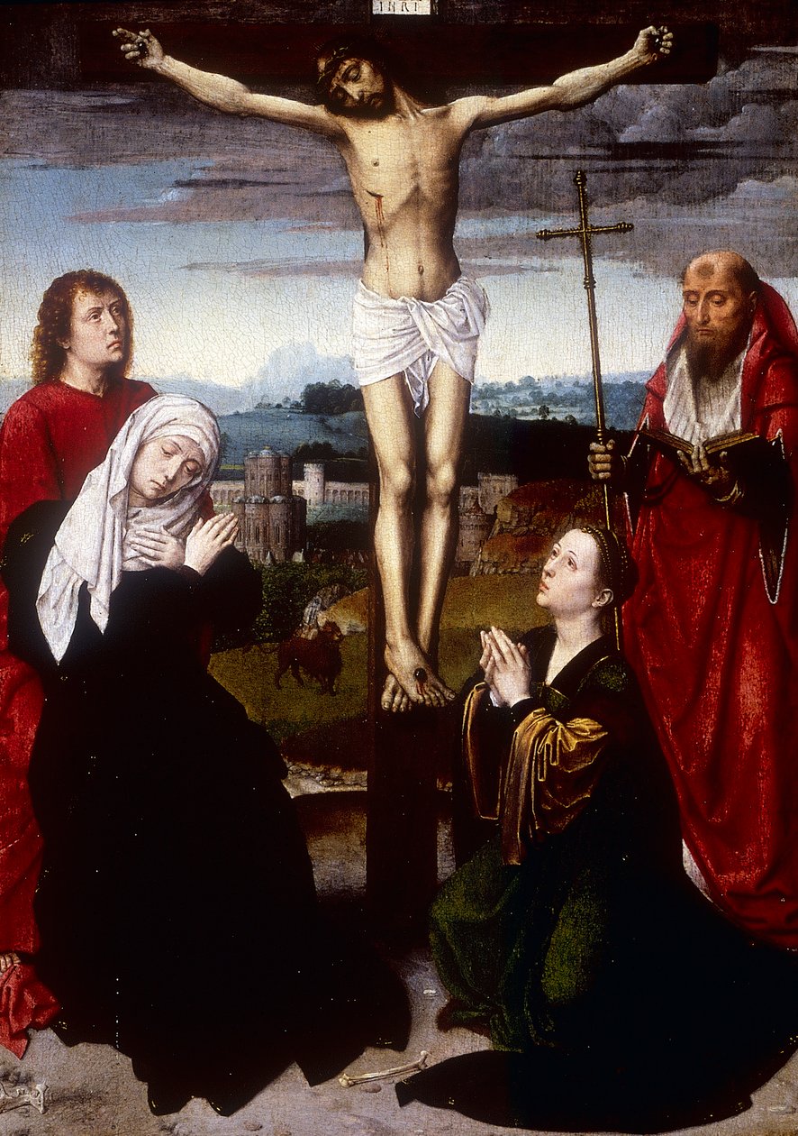 Korsfæstelse, begyndelsen af 1500-tallet af Gerard David